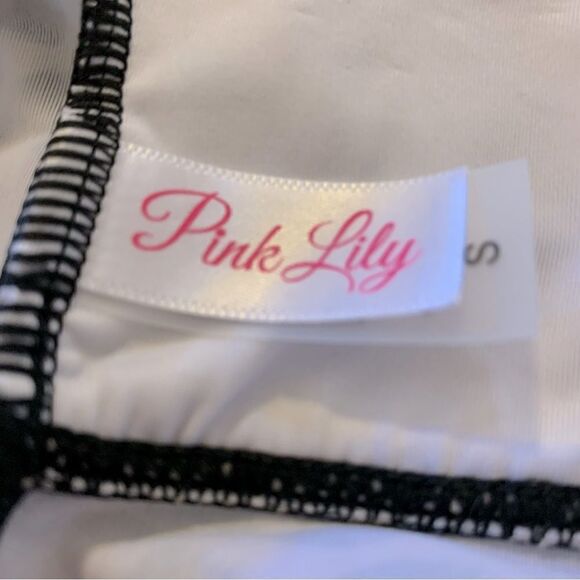 Pink Lily Swimsuit Bikini Top Tankini Cheetah Animal Print Sz Small NWOT - Picture 6 of 6